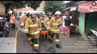 Kebakaran Rumah di Tebet, 3 Orang Tewas