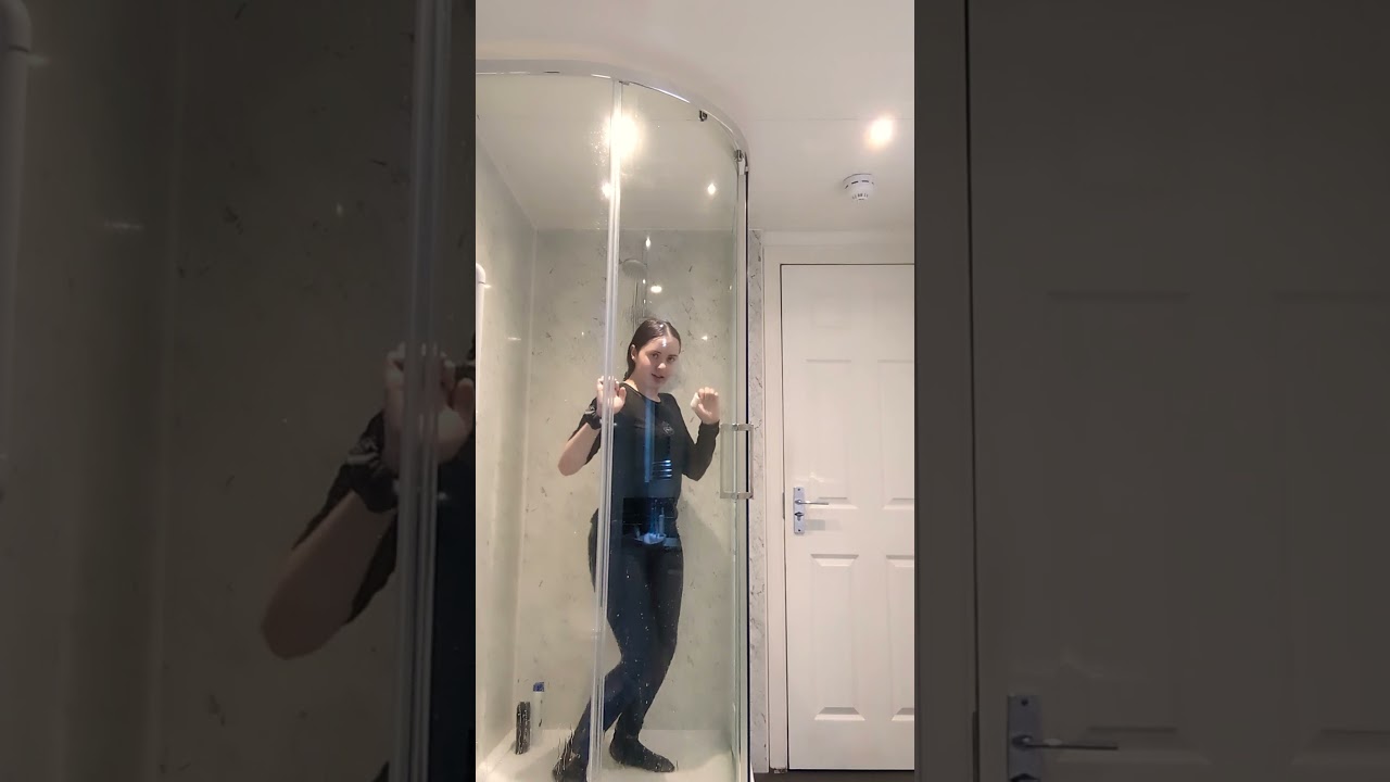 COLD SHOWER WITH CLOTHES!!