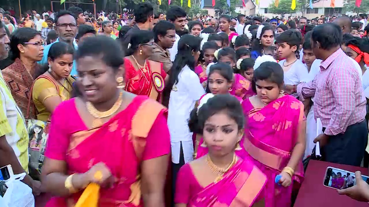 Chennayil Oyilattam Students Exit  swarangalin sangamam