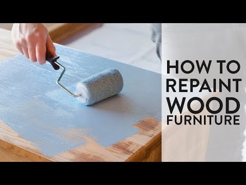 Comment repeindre un meuble ? Transformation d’une commode en peinture