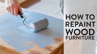 How to Repaint Furniture | Painted Dresser Makeover @Curbly