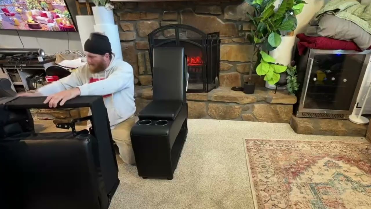 MANBUR recliner loveseat assembly video