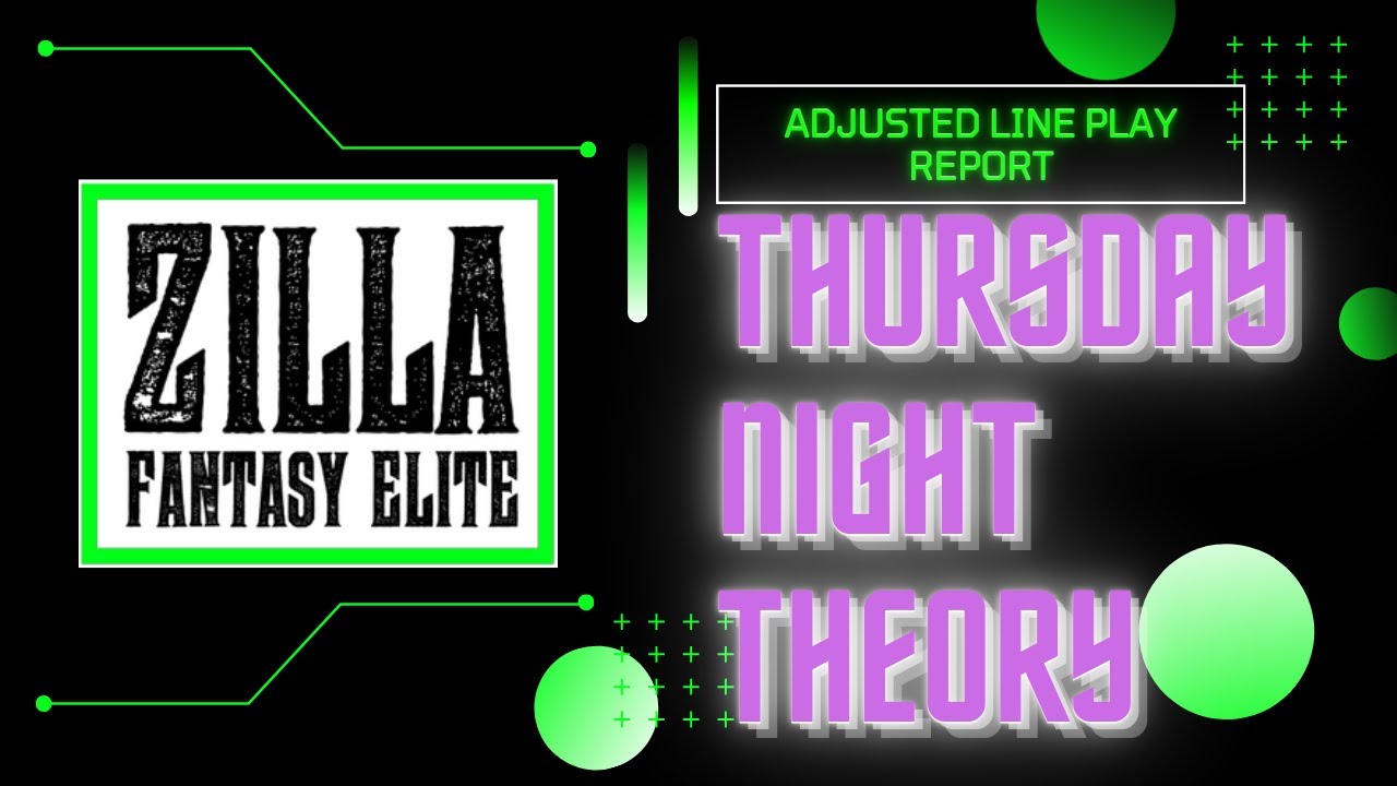 Week 14 Thursday Night Theory || Adjusted Line Play Report