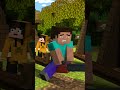 Playground Mayhem: Steve’s Leaf Blower Adventure! 🎢😂 #minecraft #animation