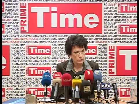 ნინო ბურჯანაძე \"პრესკლუბში\" 1.12.2010-IV