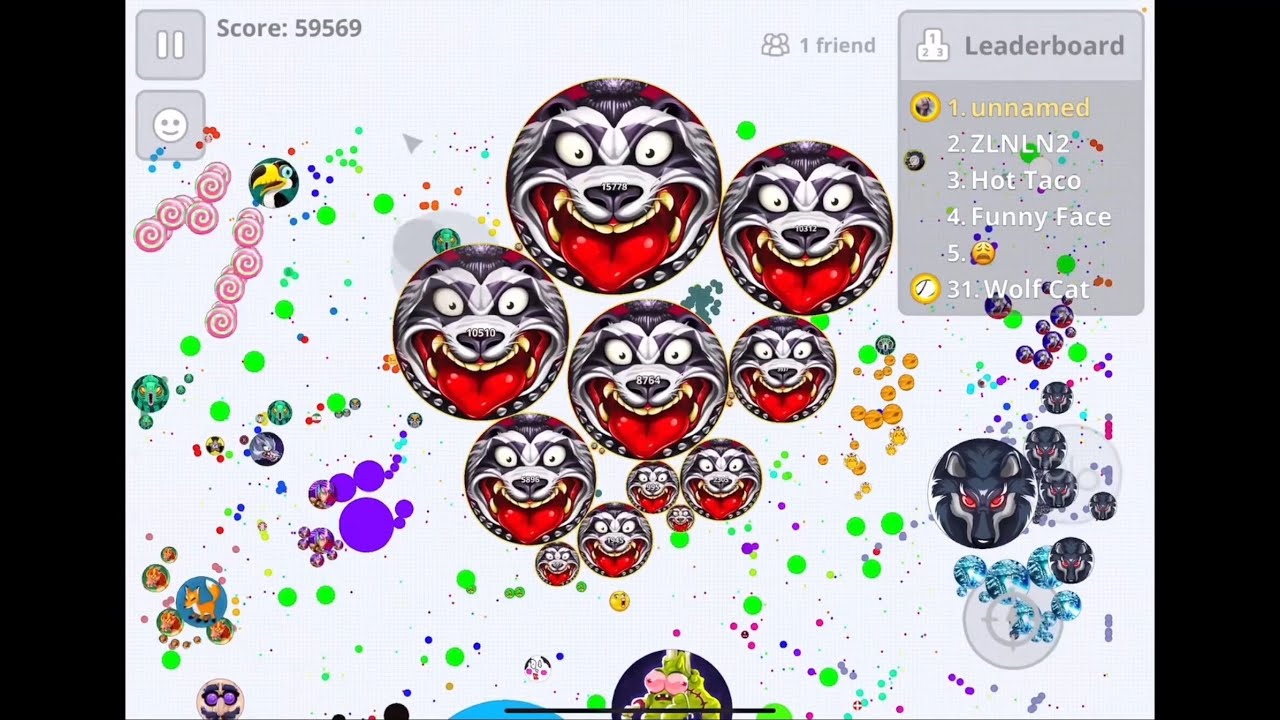 【Agar.io Mobile】Server Takeover 