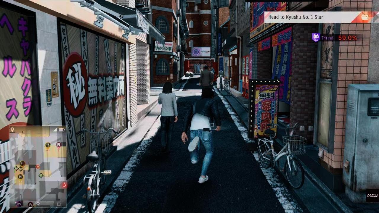 Yagami encounters some phantom enemies [Judgment]