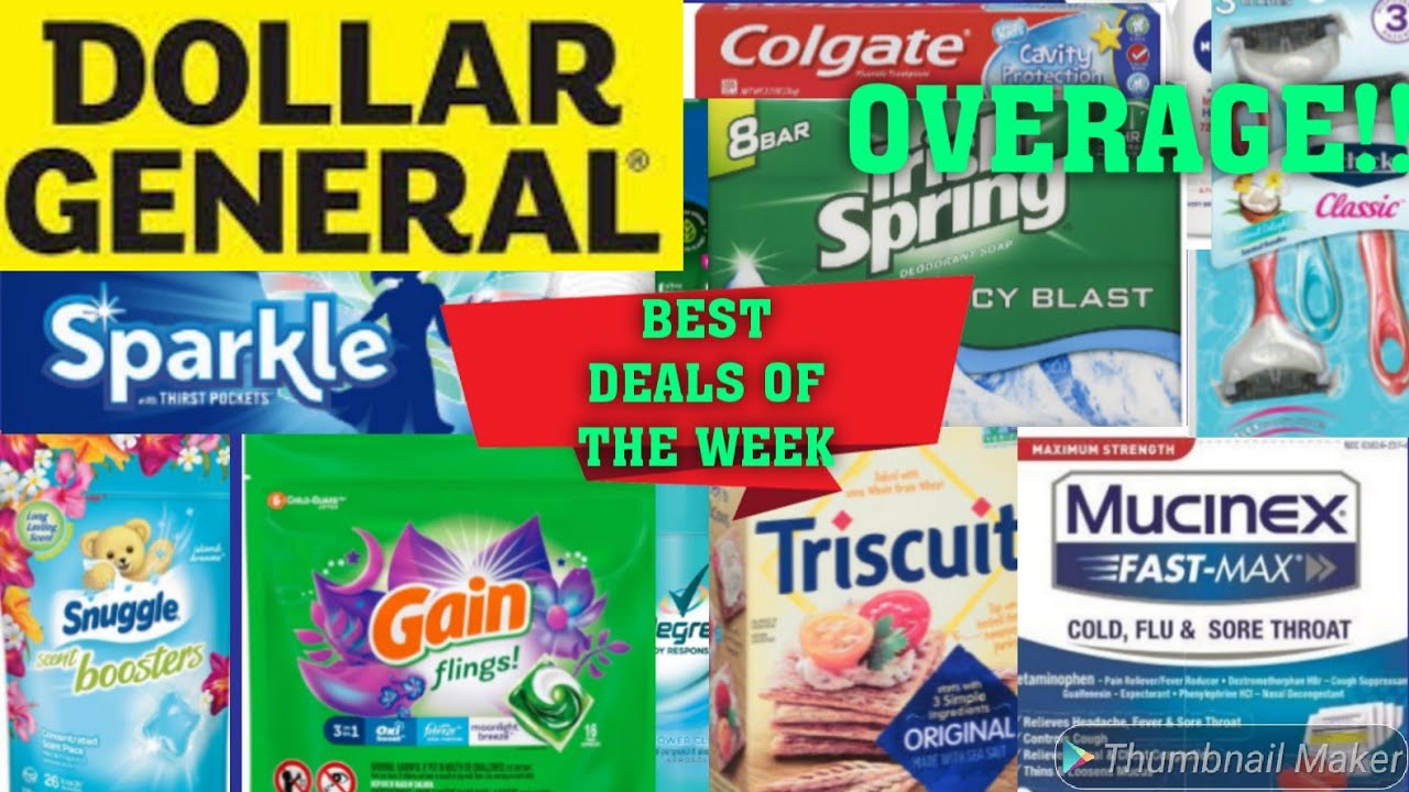 Dollar General Freebie and Overage Best Deals Of The Week October 2021