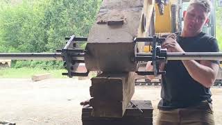 Step by step repair on an excavator boom!!