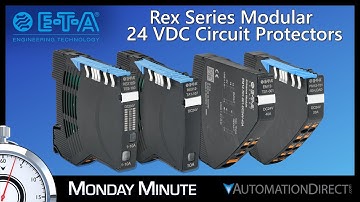 E-T-A Rex Modular Circuit Protection from AutomationDirect