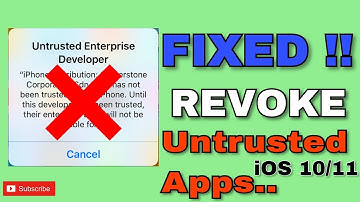 Verify Apps FIX Untrusted Enterprise Developer! (NO JAILBREAK) iOS 10/11
