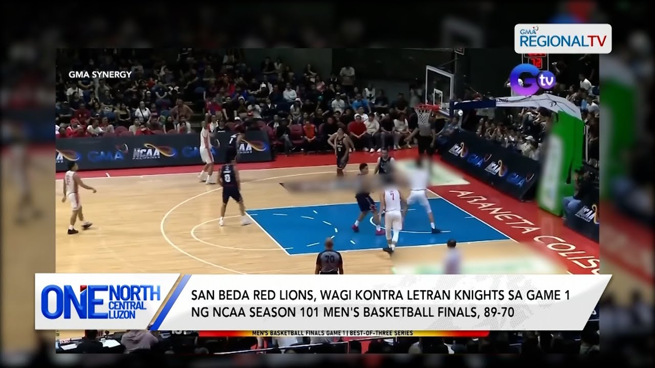 Команда San Beda Red Lions одержала победу над Letran Knights в первой игре со счетом 89-70 | One...