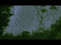 Healing of Stress to Instantly Fall Asleep in Under 5Minutes - Rain Sound On Window with Dark Screen