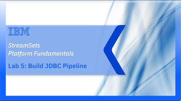 Lab 5: Build JDBC Pipeline