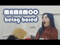 Mamamoo but mostly maknae line being bored zzzz mv on crack