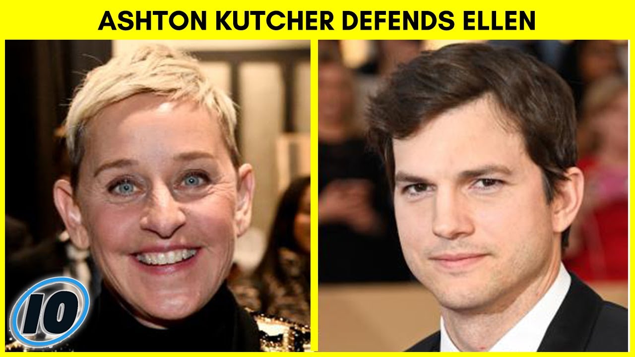 Ashton Kutcher Dragged Online For Defending Ellen DeGeneres