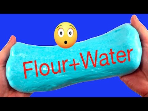 How To Make Slime With Flour and Water!! DIY Slime Without Glue