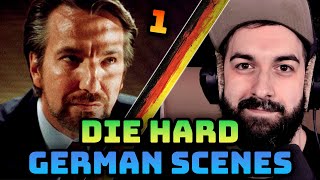 Native speaker reacts to German Die Hard scenes | languages explained | Daveinitely