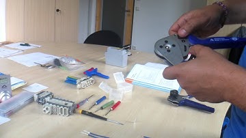 Crimping 16 A turned contacts