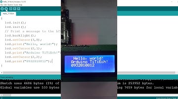 Tự học Arduino cùng TiTiEch: giao tiếp LCD 2004