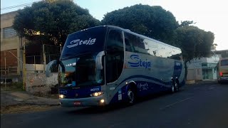 Marcopolo paradiso 1550 LD g6 da steja tur chegando para embarcar passageiros para o Brás( SP).