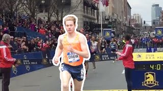 Drew Hunter Wins B.A.A. Mile In 4:08