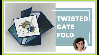 Blow Your Mind Twisted Gate Fold Greeting Card You Can Make