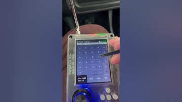 HackRF Portapack manipulating car radio display by transmitting RDS channel name