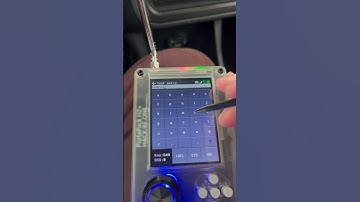 HackRF Portapack manipulating car radio display by transmitting RDS channel name