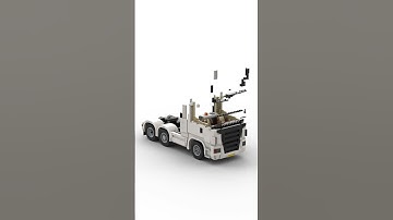 Lego Scania R730 animated build Moc by OwnGaming on Rebrickable #lego #scania #truck #car