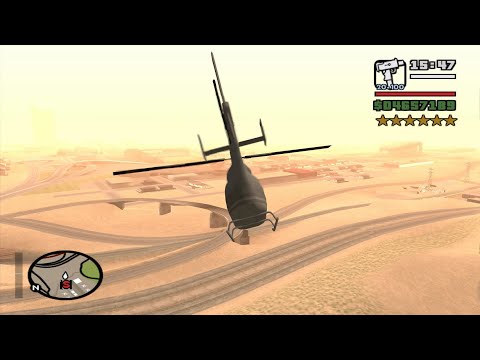 6 Star Wanted Level Flying Across The Map In A Maverick EP FP DP BP GTA San Andreas