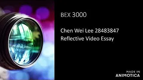BEX3000 Video Essay Chen Wei Lee 28483847