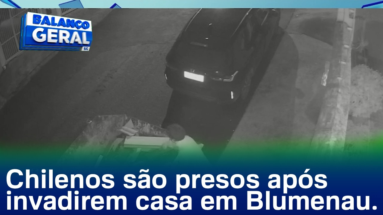 Vendendo jóias: presos chilenos que invadiram casa em Blumenau