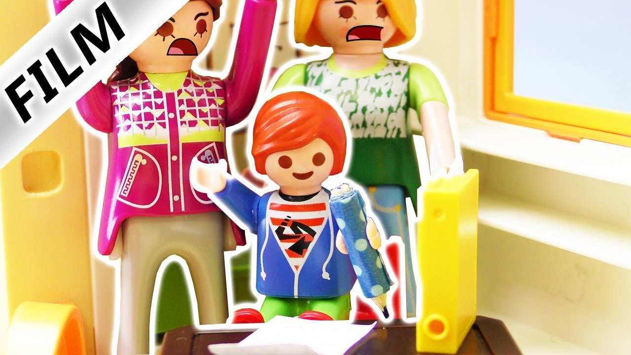 Playmobil Film Deutsch - JULIAN IST EIN GENIE! MUSS ER IN EINE ANDERE KITA? Familie Vogel
