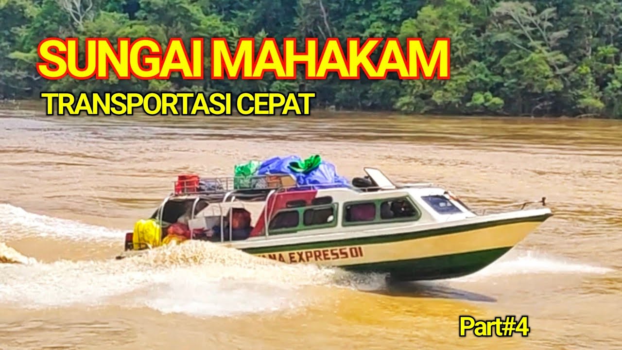 SINGGAH DI TERING KUTAI BARAT BERALIH KE TRANSPORTASI CEPAT DI SUNGAI MAHAKAM