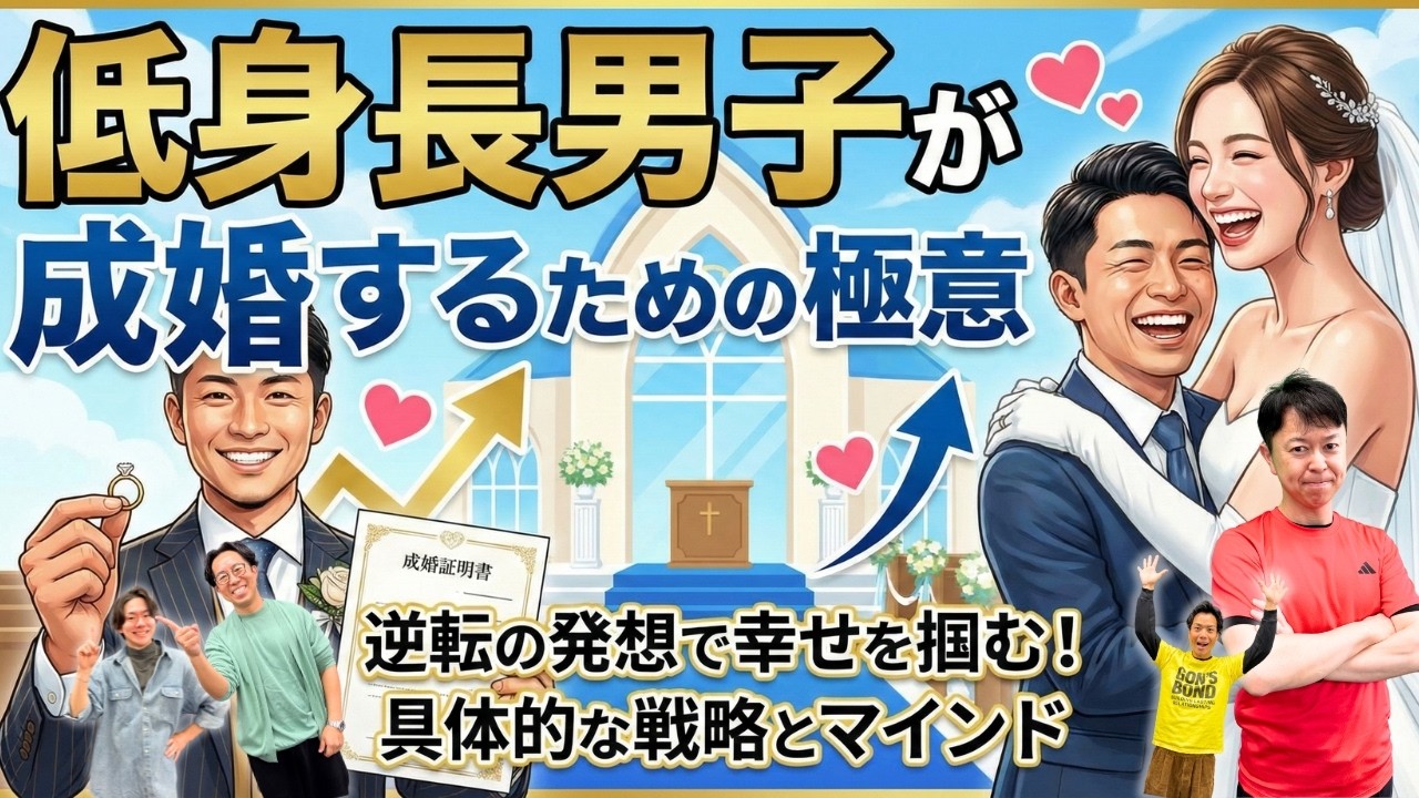 低身長男性が成婚するためのポイント！＜#391＞