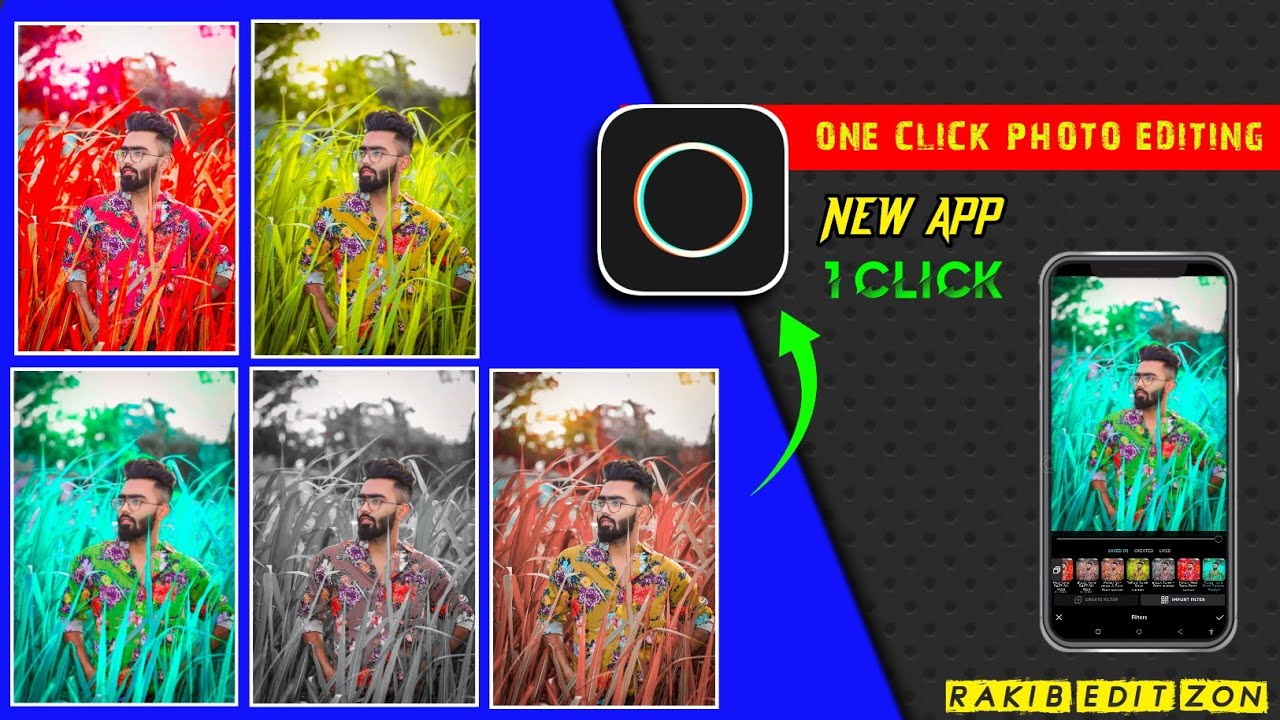 😱One click photo editing app | Polarr app photo editing | Qr code se ...