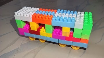 Satisfying DIY Lego Bus | ASMR Building Blocks | Lego Block | Block Game asmr#asmrsounds#buildingbus