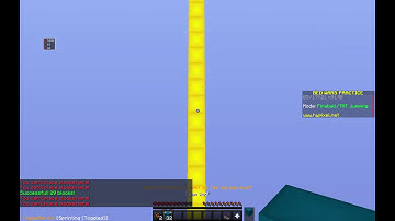 77 blocks fireball jump - with ghost blocks (bedwars practice)