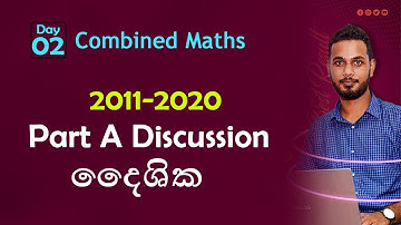 Applied Maths Part A discussion Day 2 - (Vectors දෛශික)