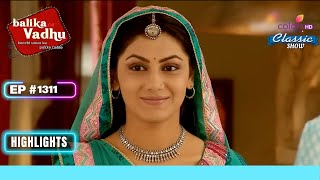 Shiv ने Support किया Anandi के Decision का | Balika Vadhu | बालिका वधू | Highlight | Ep. 1311