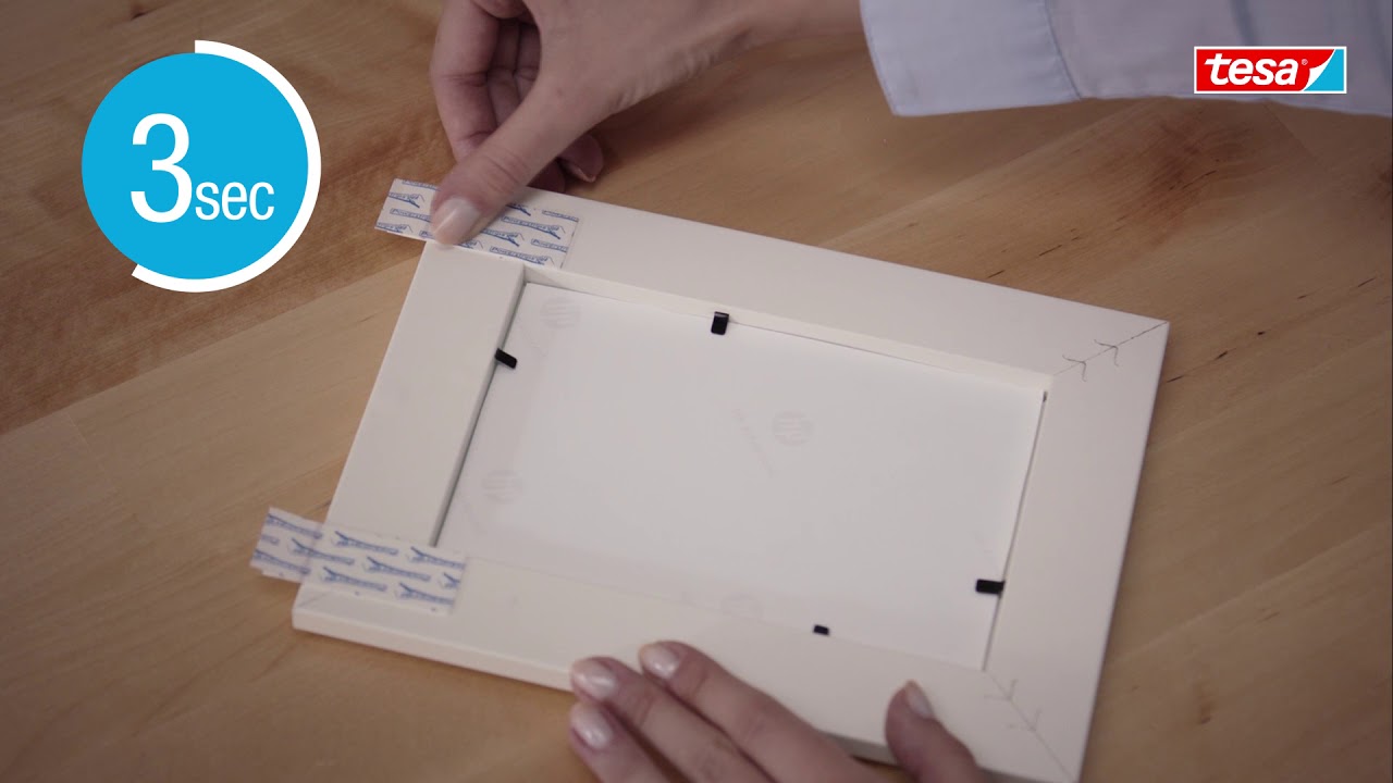 tesa Powerstrips® Large Removable Adhesive Strips YouTube