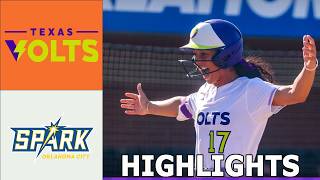 Texas Volts vs Oklahoma City Spark | FULL Highlights | Jun 11, 2026 Athletes Unlimited Softball