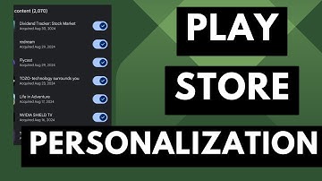 Google Play Store "Personalization in Play" Offers Granular App-based Toggles