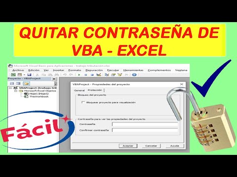 COMO QUITAR CONTRASEÑA DE VBA _ VISUAL BASIC _ SOLUCION