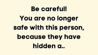 ✝ God Message Today | Be careful! you are no longer safe with this person... | Obtain God's Grace