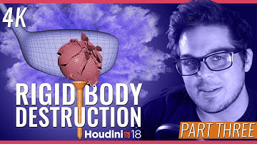 Rigid Body Destruction // Part 3/3: RBD Bullet Solver in Houdini 18