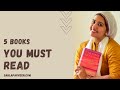 5 books that you must read | Sahla Parveen ENGLISH