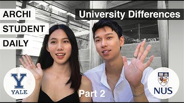 Architecture School Experiences - Yale & NUS | Similarities and differences | ARCHI STUDENT DAILY