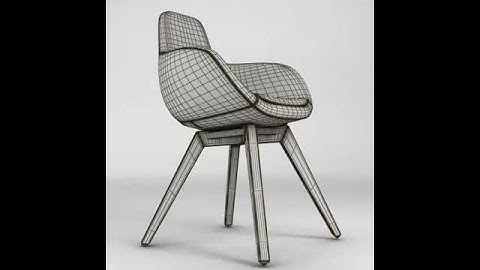 Scoop Chair 3D model from CGTrader.com